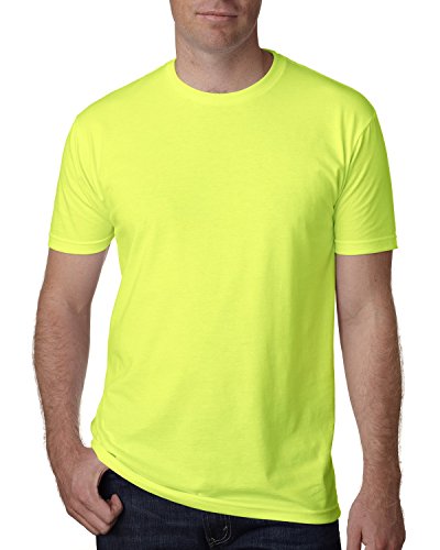 クラブハウスCLUBHAUS Photo Tシャツ Neon Yellow Ｌ Next Level Apparel Men's CVC Crewneck Jersey T-Shirt, Neon Yellow